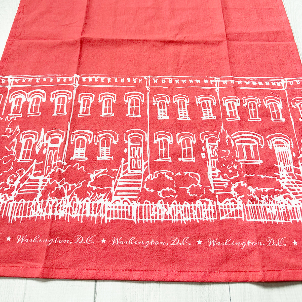 DC Row Houses Kitchen Towels (flour sack cotton)