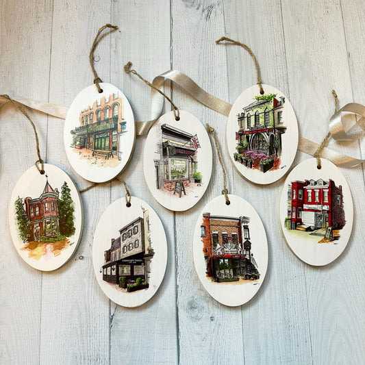 Ornaments with Capitol Hill Establishments