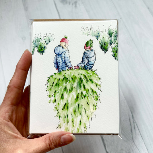 Picking Out the Tree (set of 6 cards)