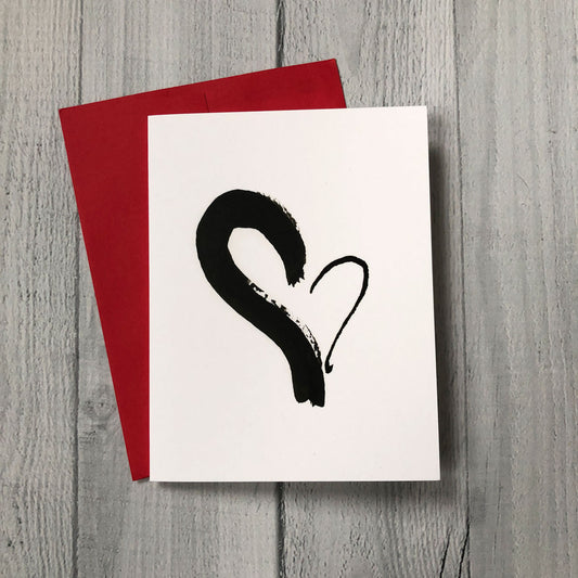 Ink Heart Card (single)