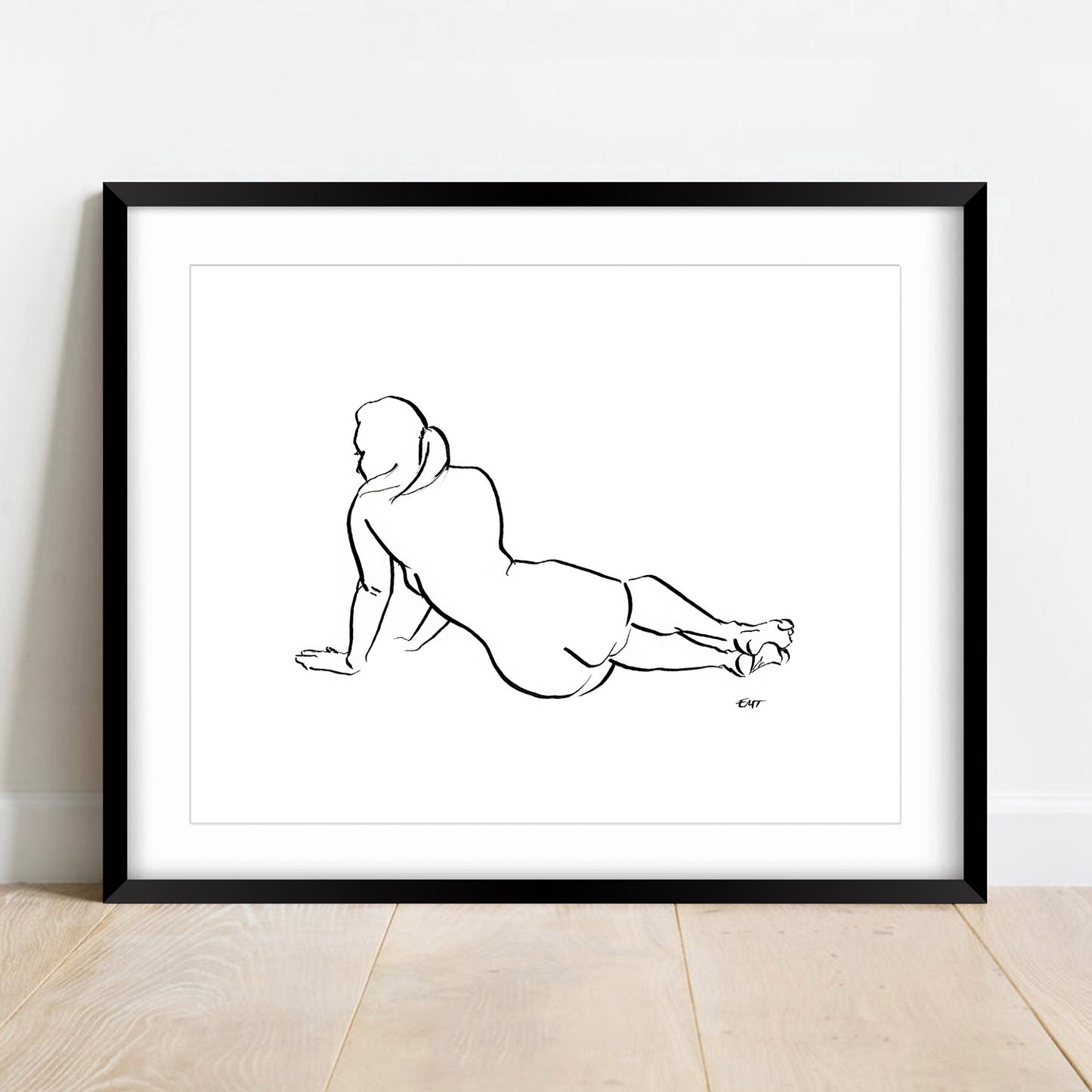 Nude Figure Lying to the Side