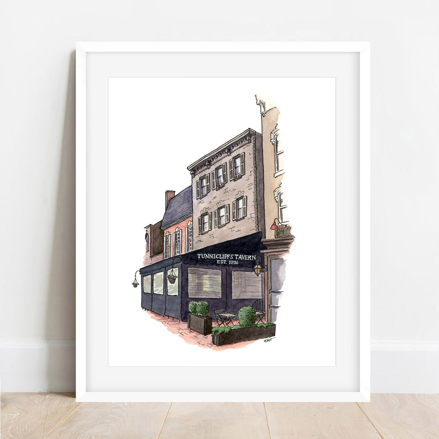 Tunnicliff's Tavern Watercolor