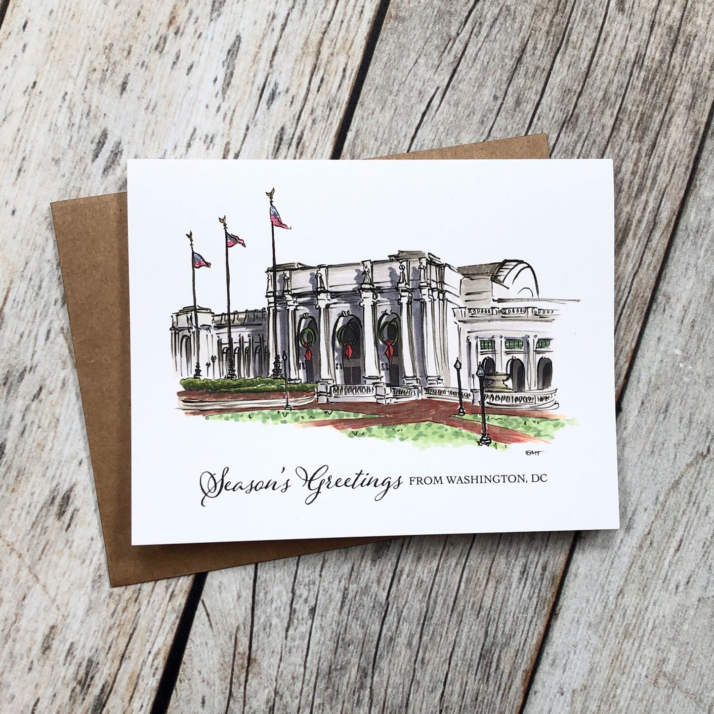 Union Station Holiday Card (single)