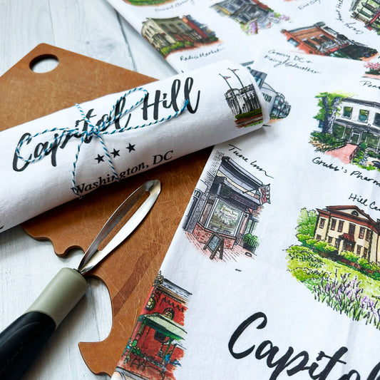 Capitol Hill Kitchen Towel (flour sack cotton)