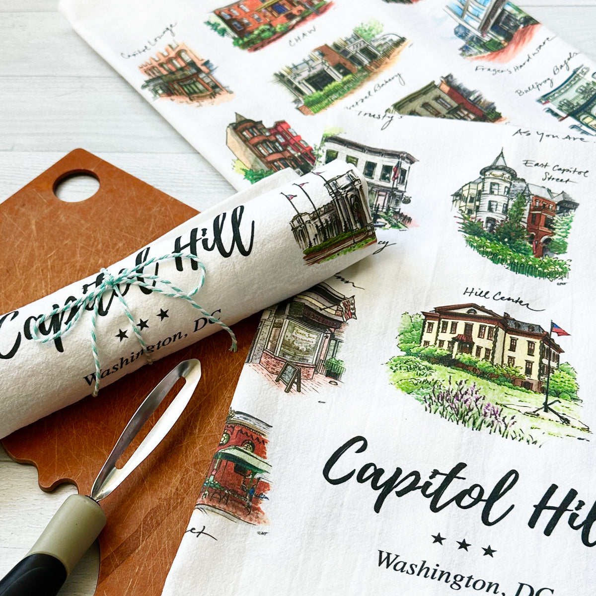 Capitol Hill Kitchen Towel (flour sack cotton)