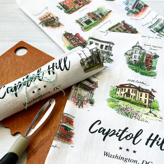 Capitol Hill Kitchen Towel (flour sack cotton)