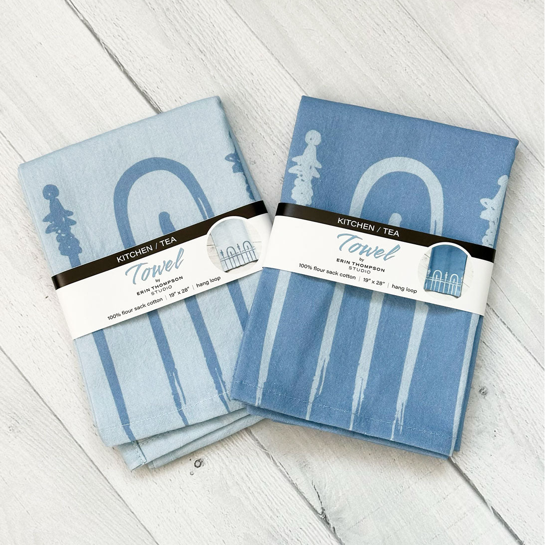 DC Historic Fences Kitchen Tea Towels (flour sack cotton)