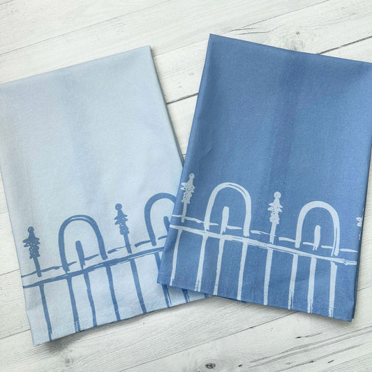 DC Historic Fences Kitchen Tea Towels (flour sack cotton)