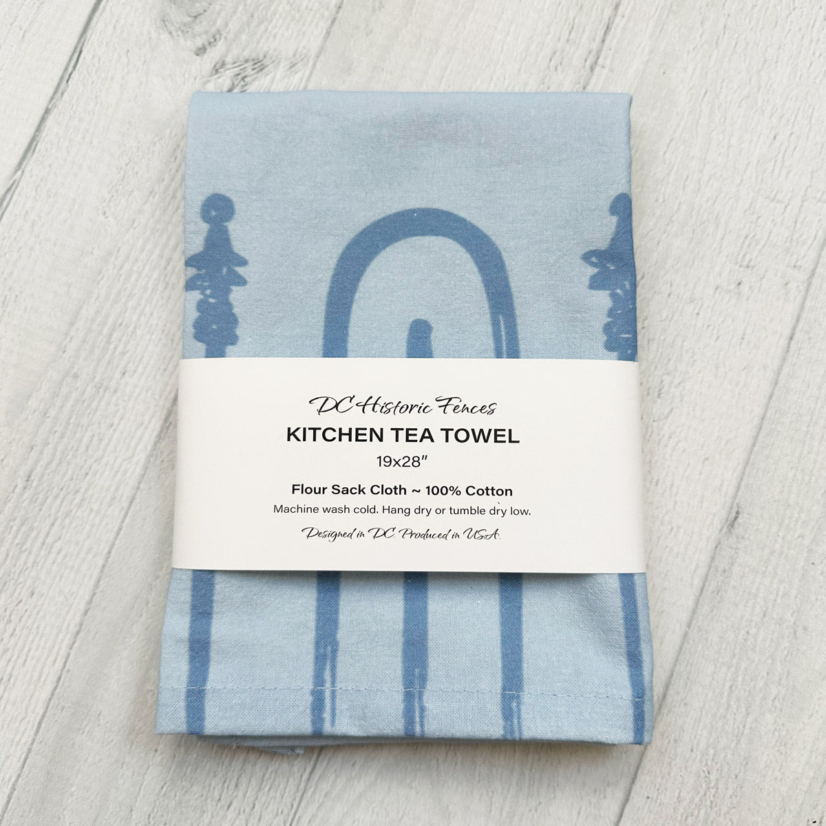 DC Historic Fences Kitchen Tea Towels (flour sack cotton)